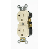 20 Amp Commercial Grade Duplex Outlet, Light Almond - Super Arbor