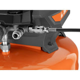 6 Gal. Electric Pancake Air Compressor and 18-Gauge 2-1/8 in. Brad Nailer - Super Arbor