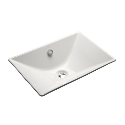 KOHLER Reve Fireclay Vessel Sink in White with Overflow Drain - Super Arbor