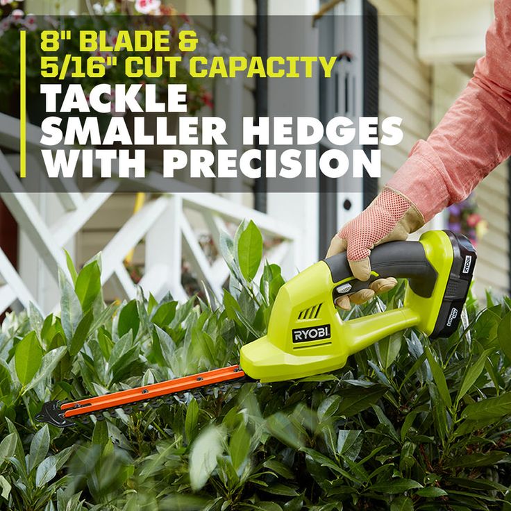 RYOBI ONE+ 18-Volt Lithium-Ion Cordless Battery Grass Shear and Shrubber Trimmer (Tool Only)