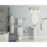 Mandara 4-Pc. Bath Hardware Set in SpotShield Brushed Nickel with Towel Ring, Toilet Paper Holder, 24" Towel Bar & Hook - Super Arbor