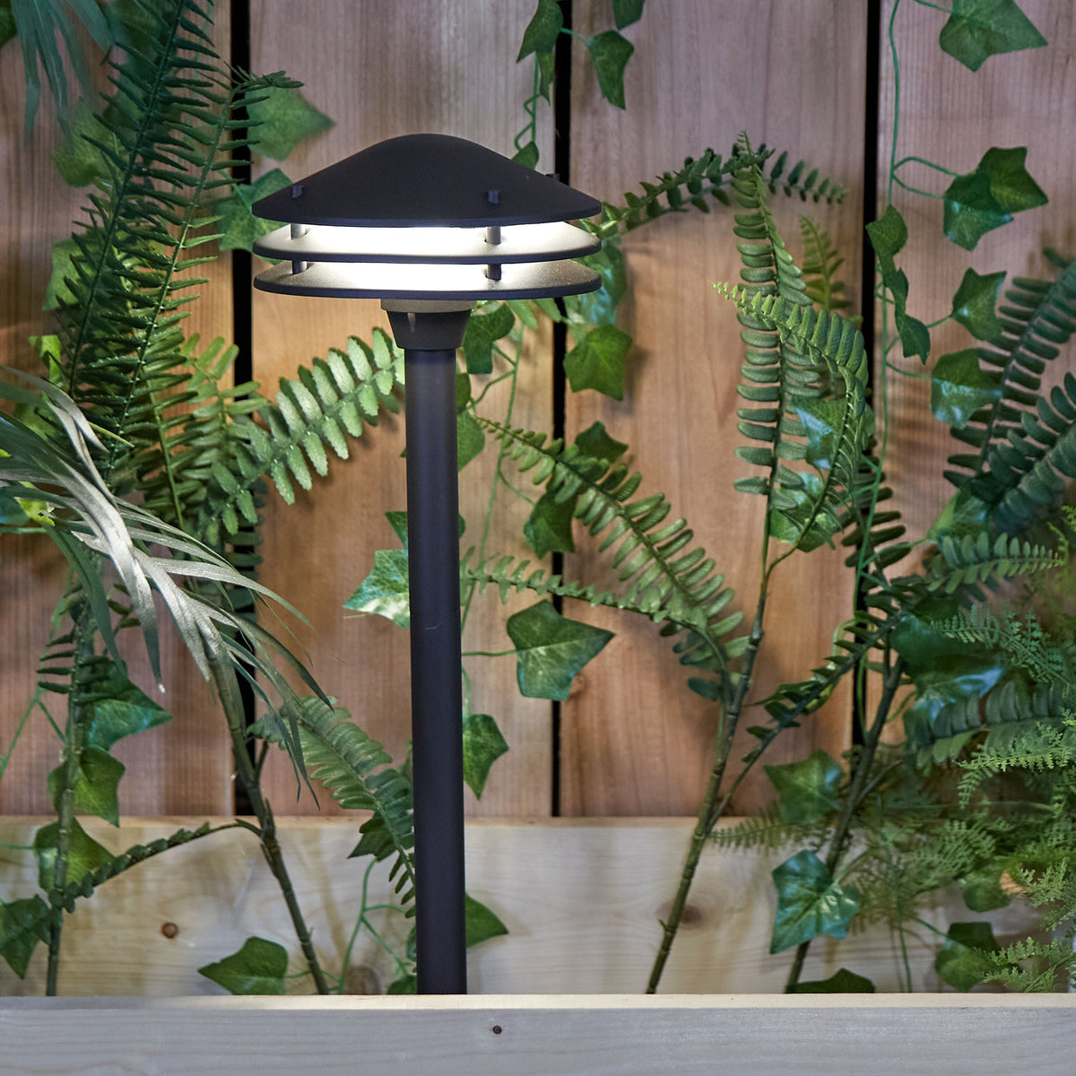 Portfolio 3-Watt Bronze Low-Voltage Integrated LED Path Light, 70 Lumens, 3000K