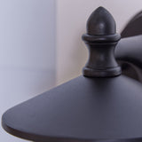 Project Source 2-Pack 8.78-in H Matte Black Outdoor Wall Lanterns with Seeded Glass, Medium Base (E-26)