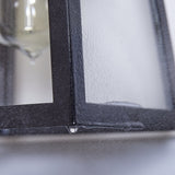 Project Source 2-Pack 8.5-in H Matte Black Outdoor Wall Lantern, Medium Base (E-26)