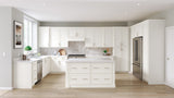 allen + roth McKeller 18-in W x 34.5-in H x 24-in D Linen 1-Drawer Base Fully Assembled Cabinet (Flat Panel Mitered Style)