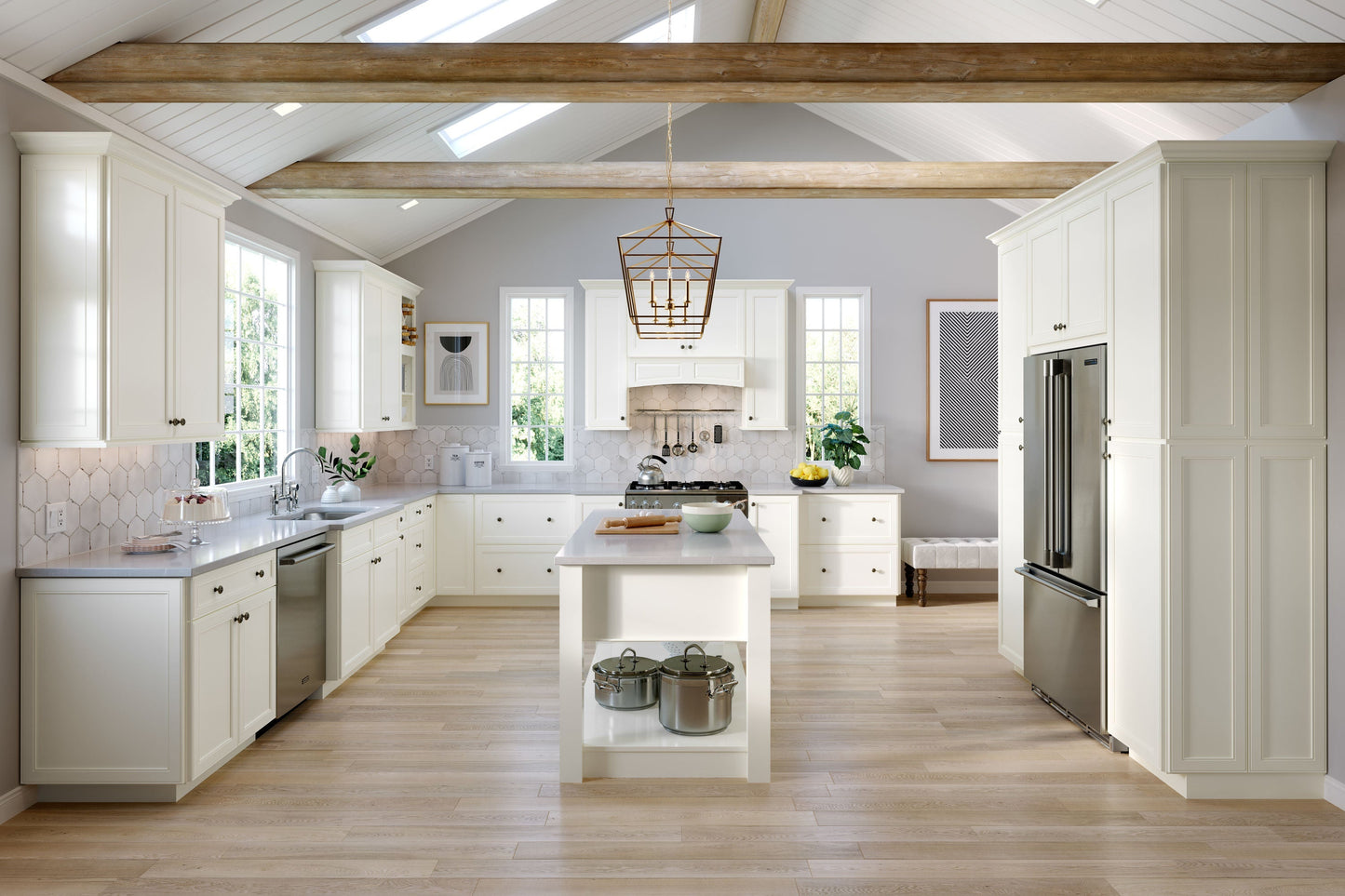 allen + roth McKeller 30-in W x 39-in H x 12-in D Linen Wall Fully Assembled Cabinet (Flat Panel Shaker Door Style)