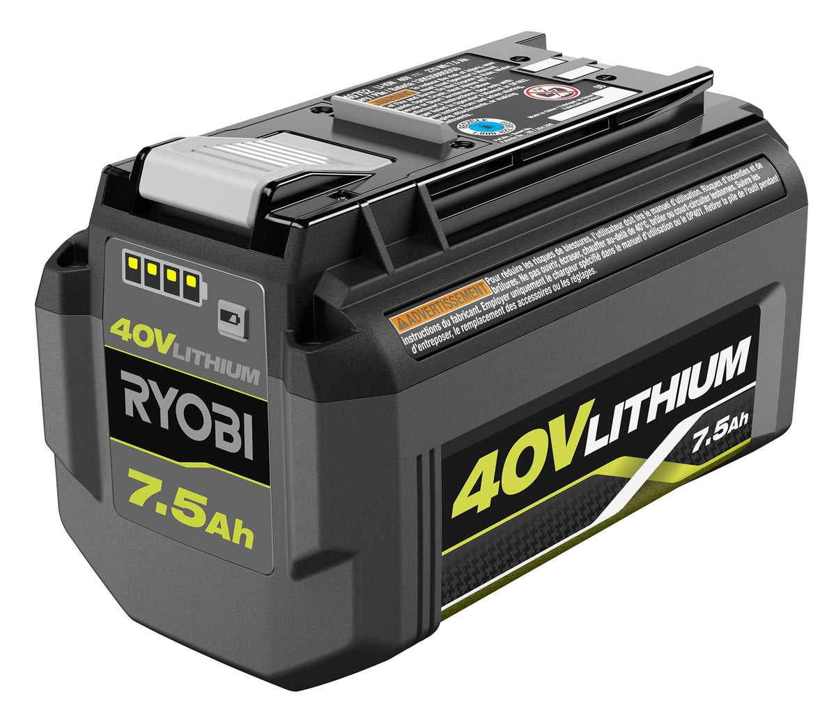 RYOBI 40-Volt 7.5 Ah Lithium-Ion High Capacity Battery