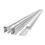Freedom 78.88-in x 3.75-in White Aluminum Line Connector (5-Pack)