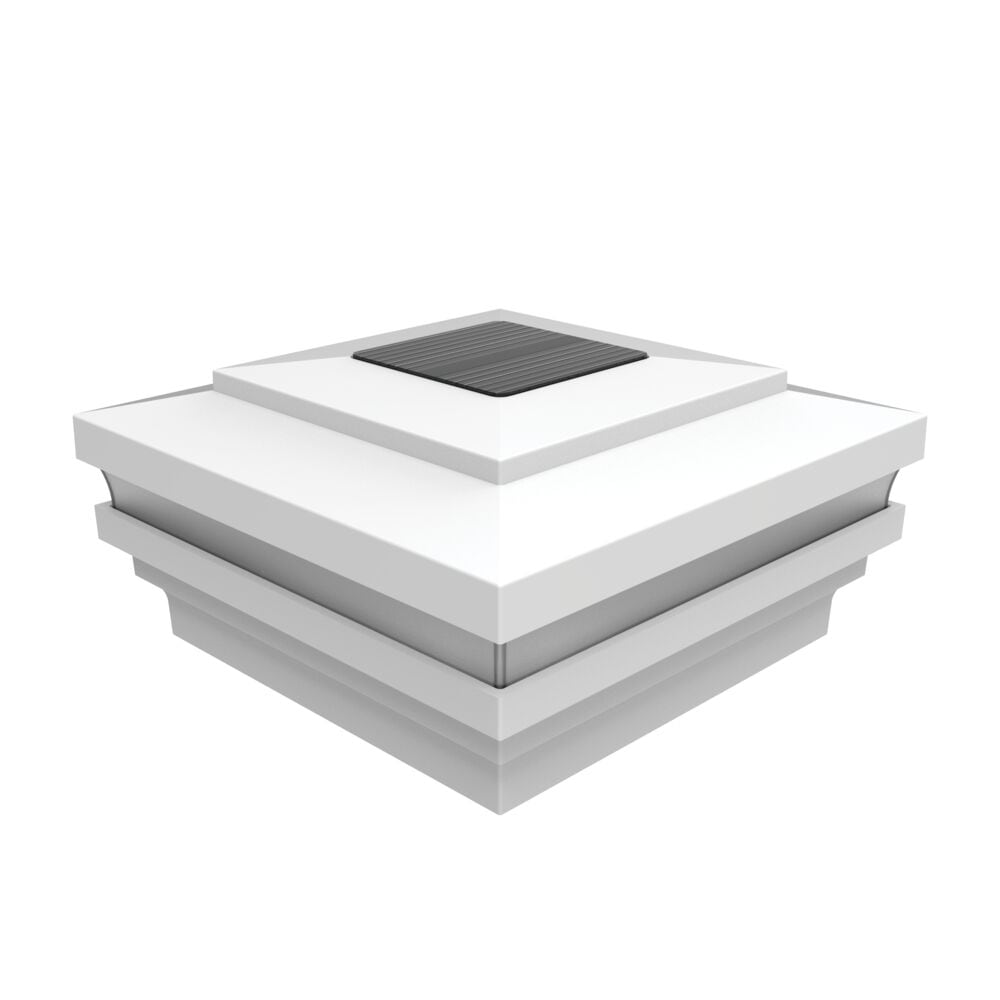 Freedom 4-1/4-in x 4-1/4-in White Nylon Deck Post Cap