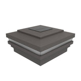 Freedom 4-in x 4-in Matte Bronze Nylon Deck Post Cap
