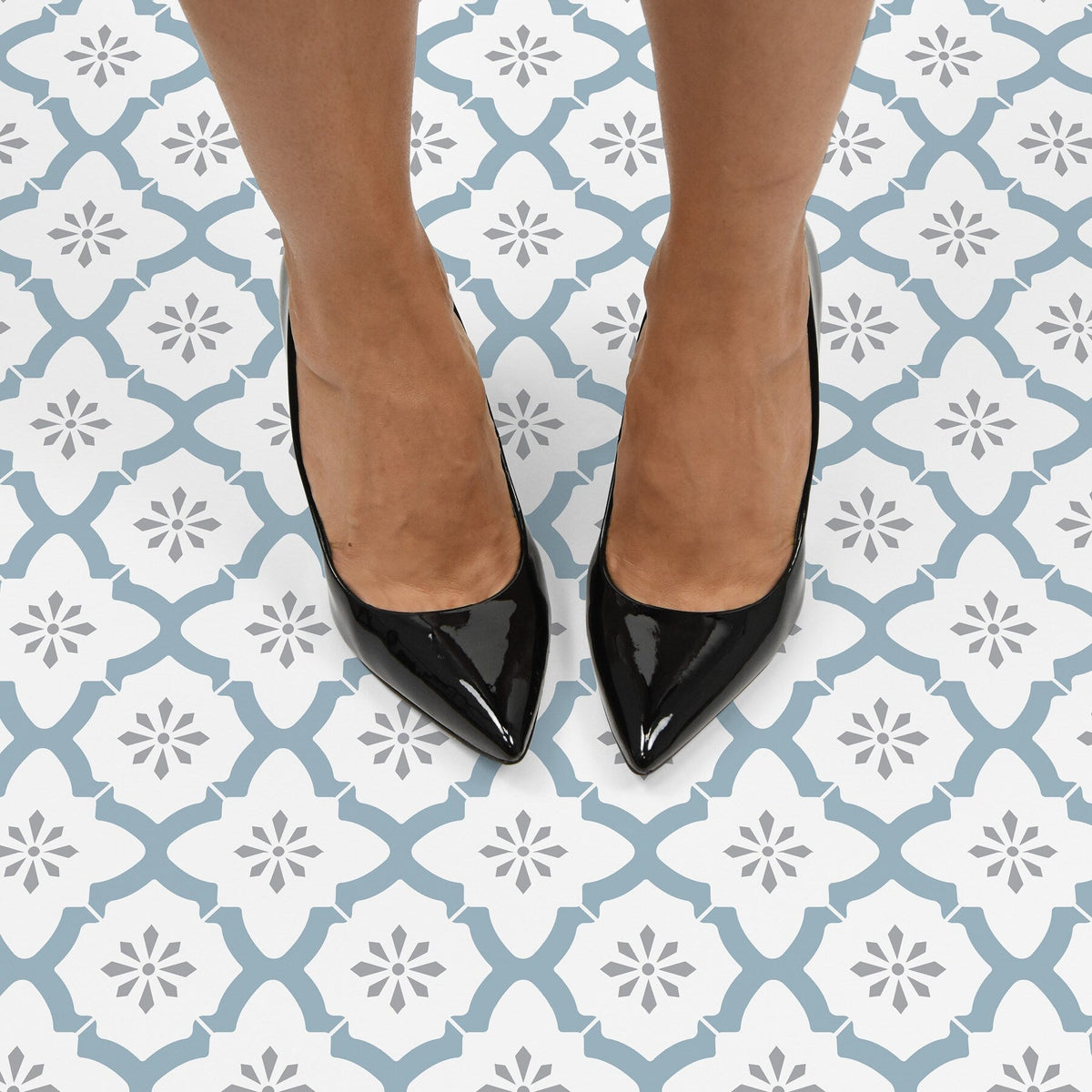 FloorPops 20-Piece 12-in x 12-in Multicolor Peel and Stick Vinyl Tile