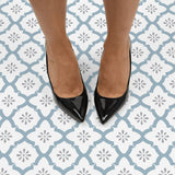 FloorPops 20-Piece 12-in x 12-in Multicolor Peel and Stick Vinyl Tile