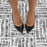 FloorPops Black 12-in x 12-in Water Resistant Peel and Stick Vinyl Tile Flooring (20-sq ft)