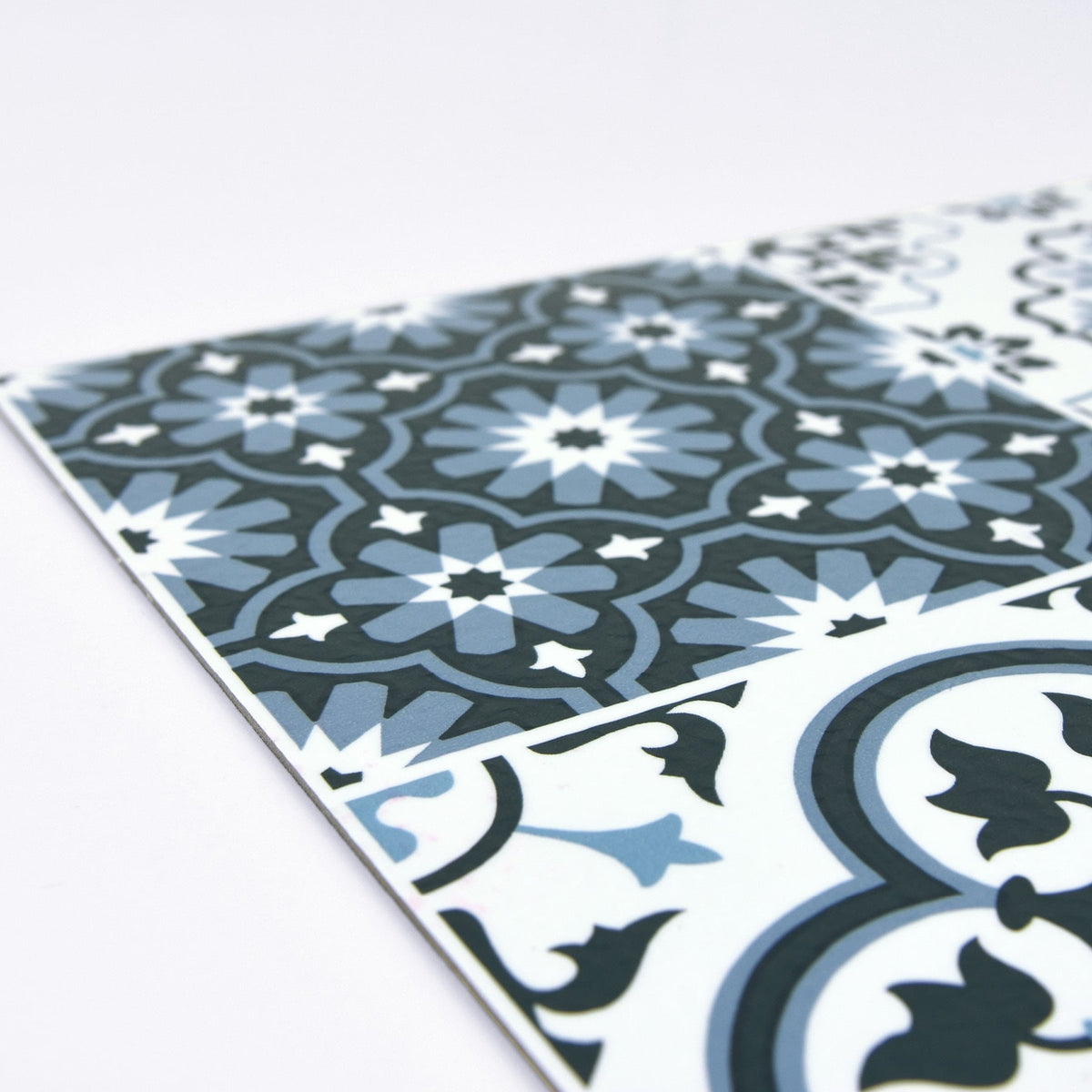 FloorPops 20-Piece 12-in x 12-in Blue Peel and Stick Vinyl Tile