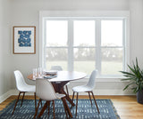 Pella 150 Series New Construction 35-1/2-in x 65-1/2-in White Vinyl Low-E Argon Double-Hung Window, Full Screen Included