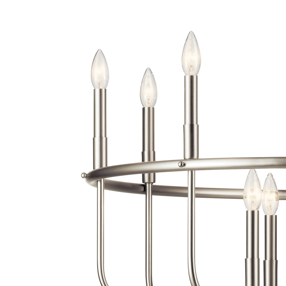 Kichler Capitol Hill 12-Light Brushed Nickel Traditional Chandelier