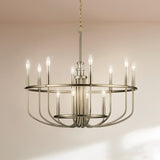 Kichler Capitol Hill 12-Light Brushed Nickel Traditional Chandelier