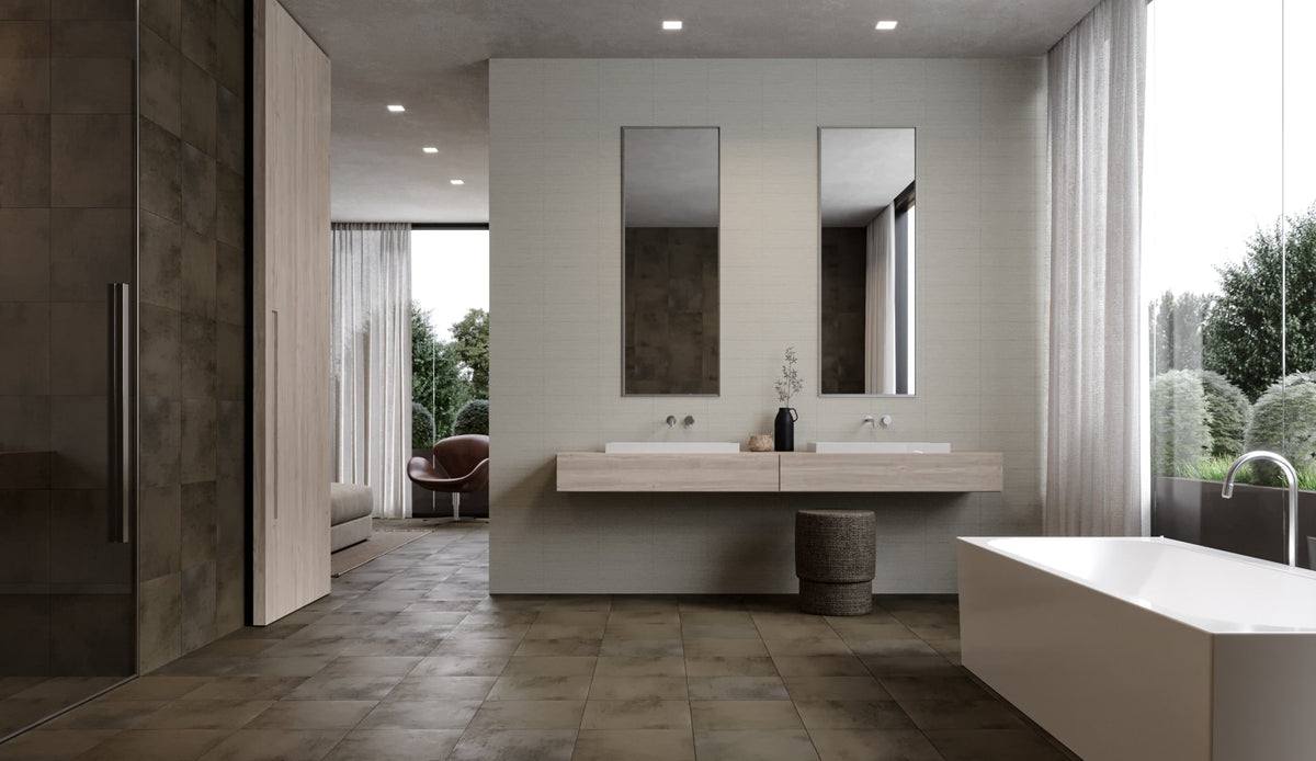 Satori Ikon Glacier 4-in x 12-in Matte Ceramic Subway Wall Tile (9.3-sq. ft/ Carton)
