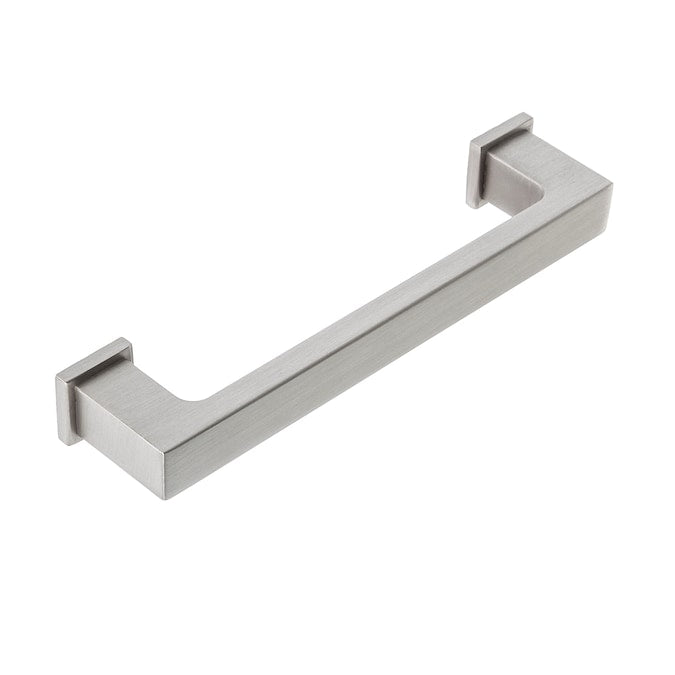 Sumner Street Home Hardware Chelsey 4-in (102mm) Center to Center Satin Nickel Rectangular Bar Drawer Pull