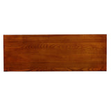 Leick Home 5-Bottle Russet Wood Wine Cabinet