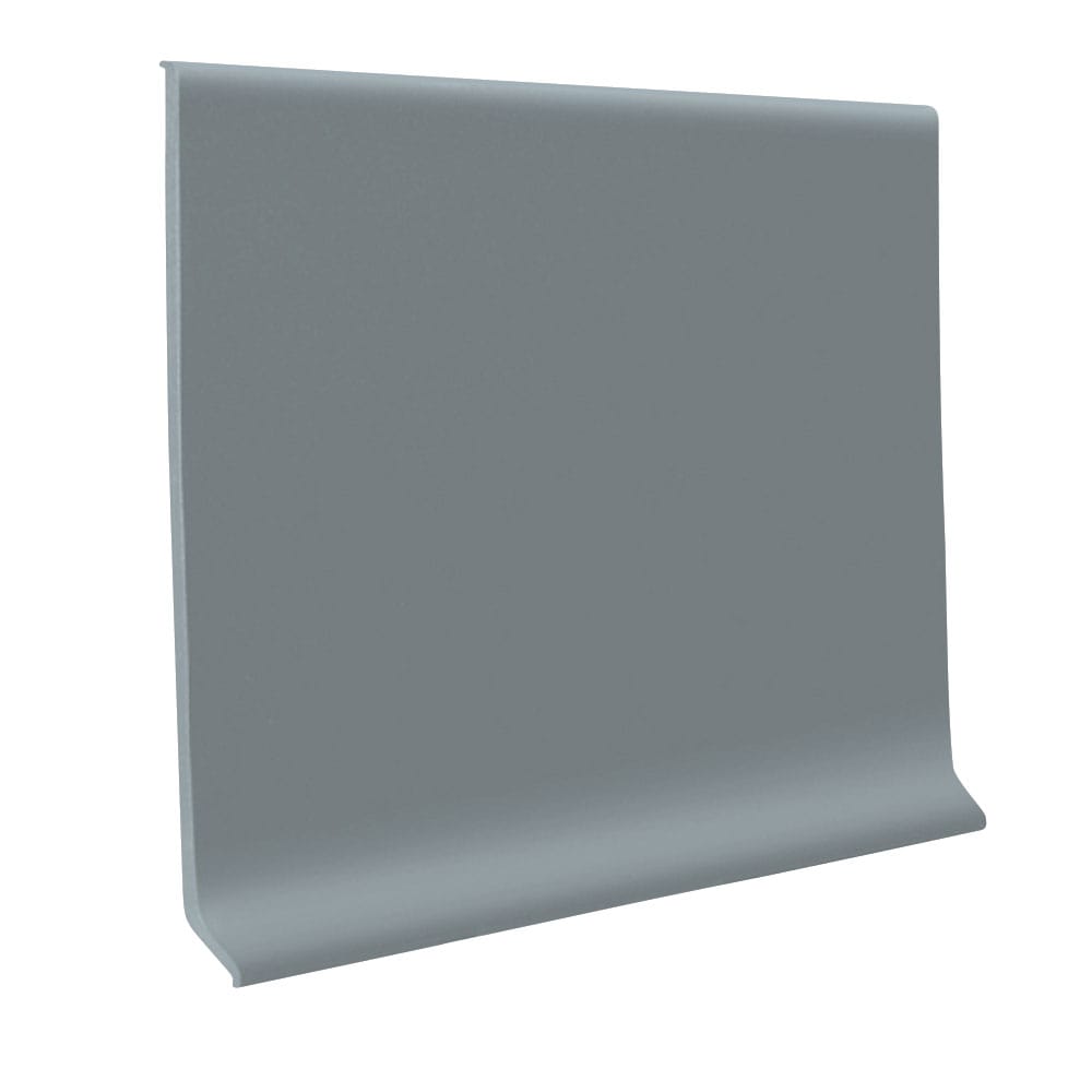 Flexco Medium Gray 0.08-in T x 4-in W x 1440-in L Vinyl Wall Base