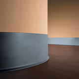 Flexco Medium Gray 0.08-in T x 4-in W x 1440-in L Vinyl Wall Base