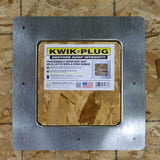 Air Vent KwikPlug 1-oz Fibered Waterproof Roof Sealant Patch, 12-in x 12-in Flange