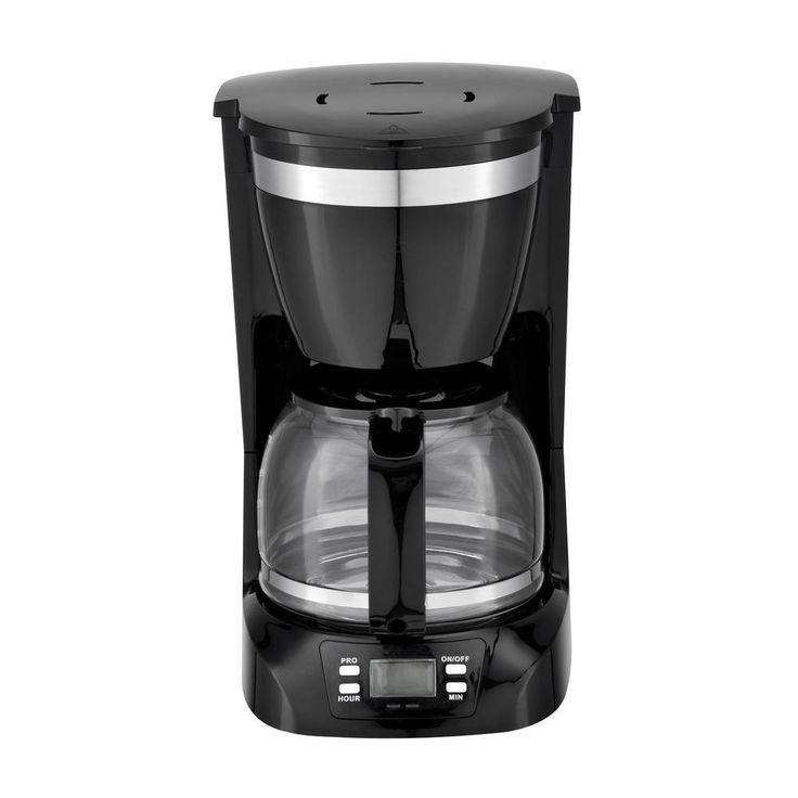 10-Cup Black Digital Coffee Maker