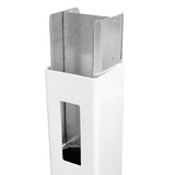 Freedom 5x5x106 5-in Silver Metal Post Insert For Vinyl Fence