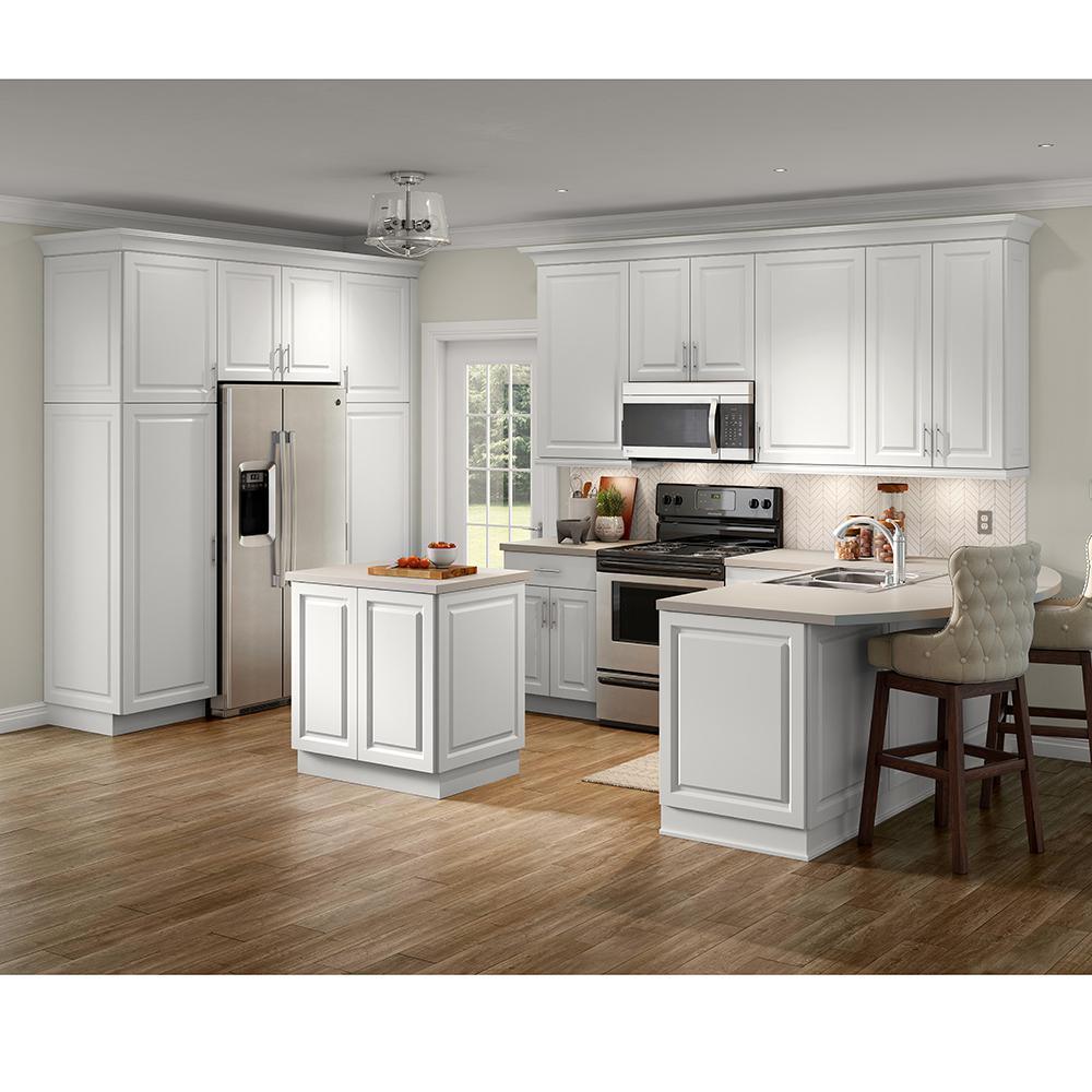 Benton Assembled 23.6x30x23.6 in. Corner Wall Cabinet in White - Super Arbor