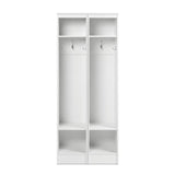 Prepac Entryway Modern 29.5-in White Composite Hall Tree