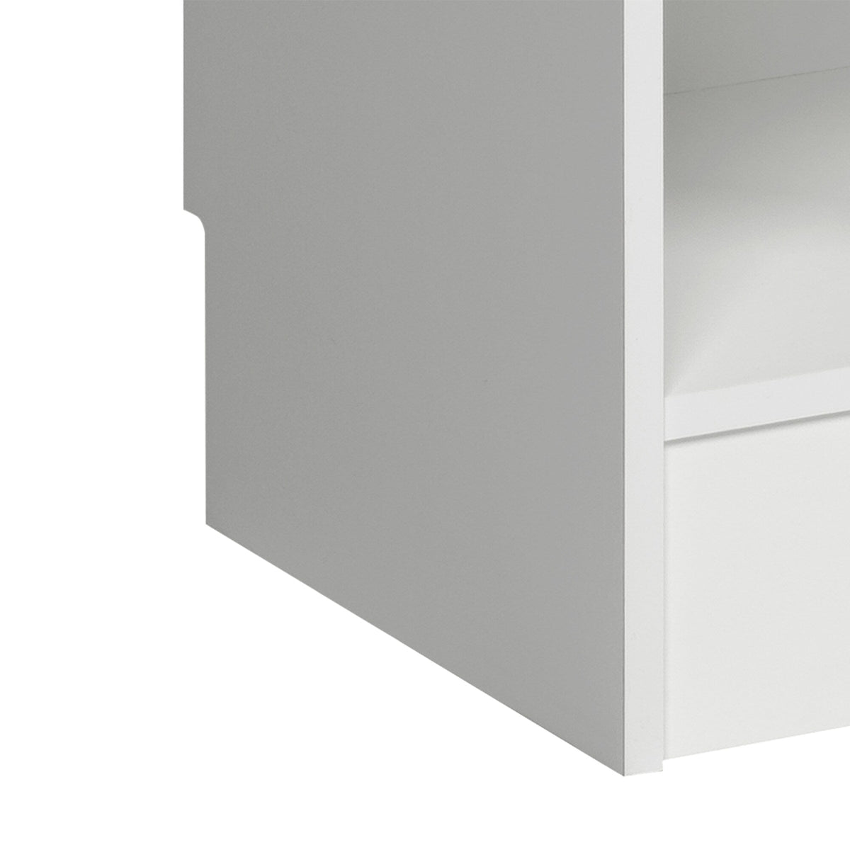 Prepac Entryway Modern 59-in White Composite Hall Tree