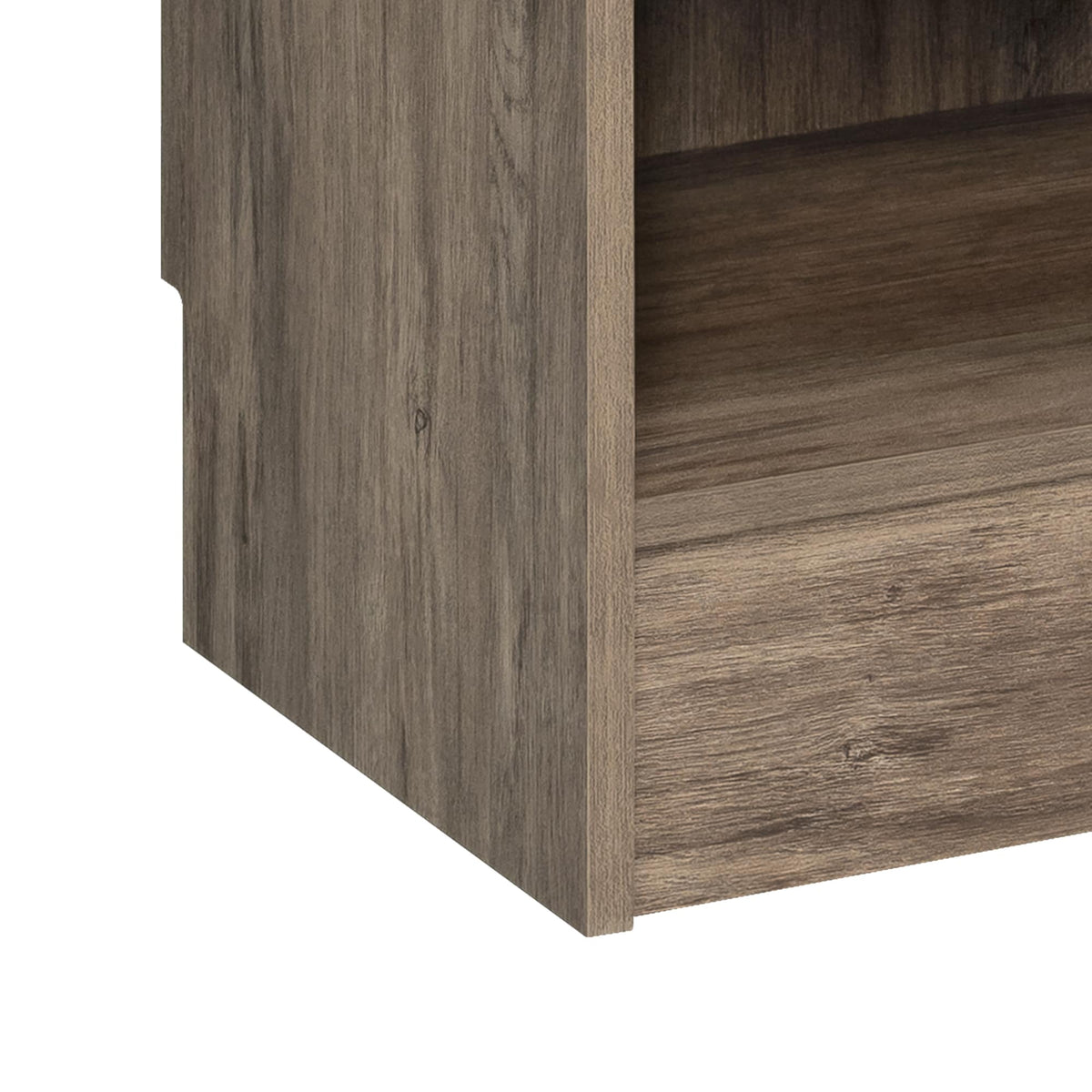 Prepac Entryway Modern 29.5-in Drifted Gray Composite Hall Tree