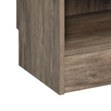 Prepac Entryway Modern 29.5-in Drifted Gray Composite Hall Tree