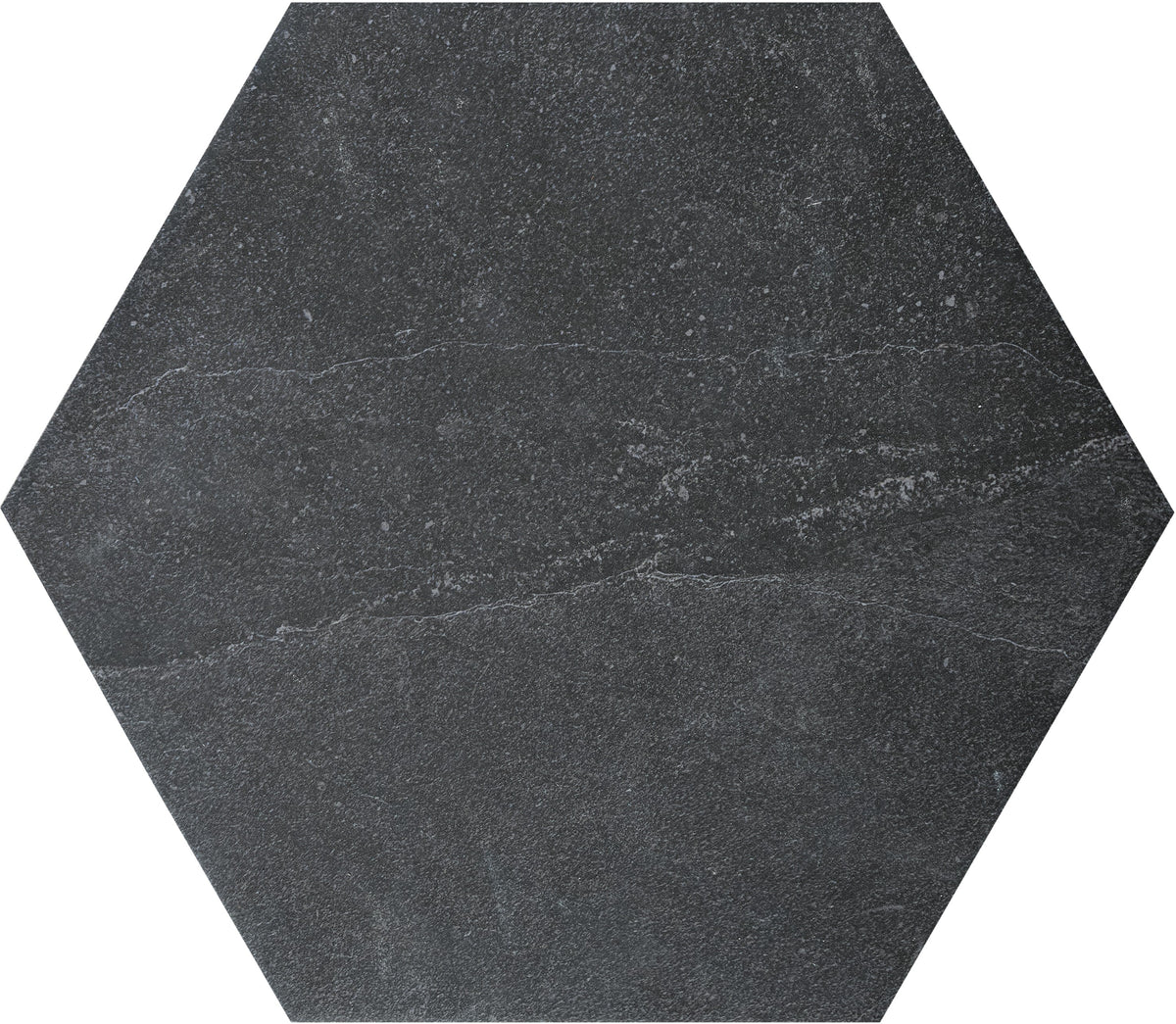 Satori Gios Graphite Hexagon 8-in x 10-in Matte Porcelain Floor and Wall Tile (0.44-sq ft per Piece)