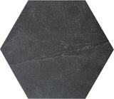 Satori Gios Graphite Hexagon 8-in x 10-in Matte Porcelain Floor and Wall Tile (0.44-sq ft per Piece)