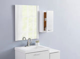 Style Selections Acadia 12-in x 20-in x 6.93-in White Soft Close Bathroom Wall Cabinet