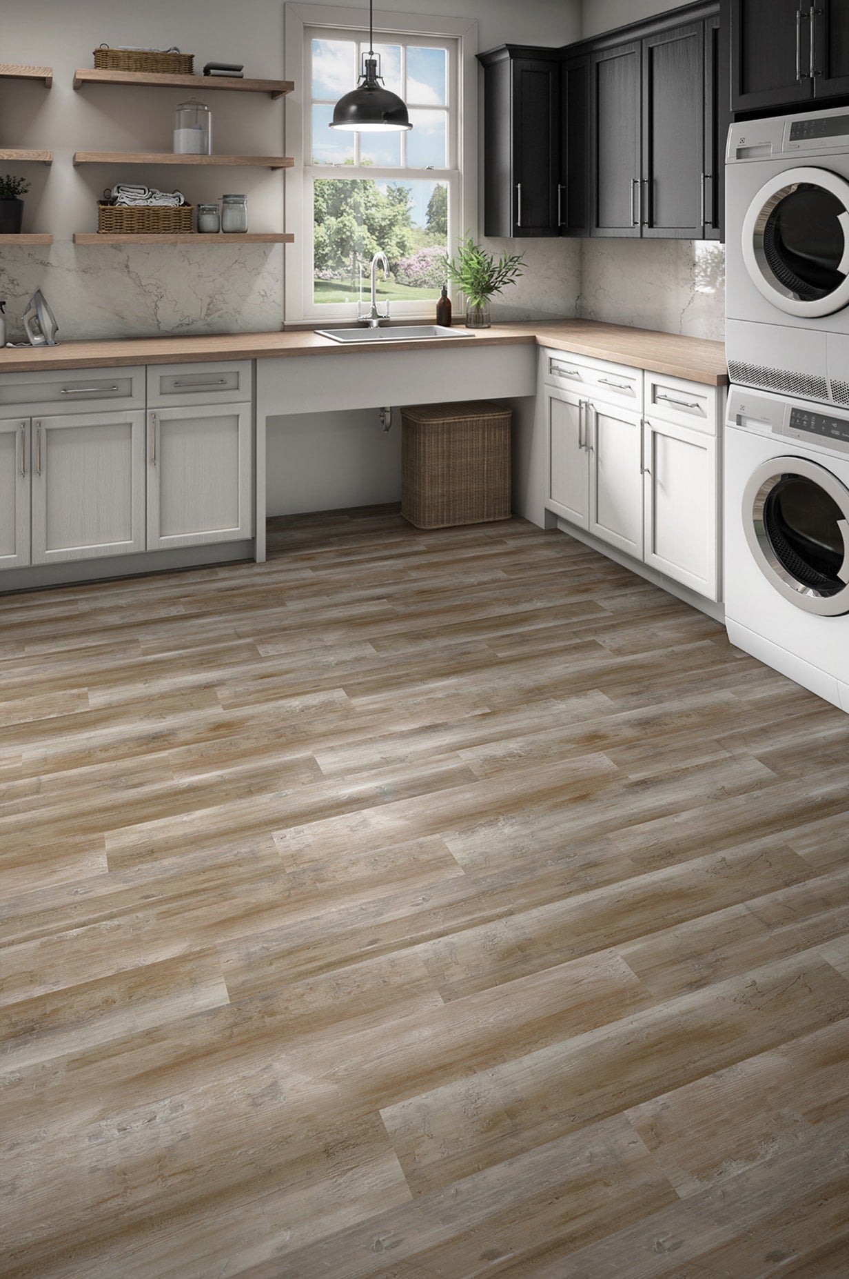 Style Selections Ozark 6-in W x 36-in L x 1.5-mm Peel and Stick Water-Resistant Luxury Vinyl Plank Flooring, 21-sq ft Carton
