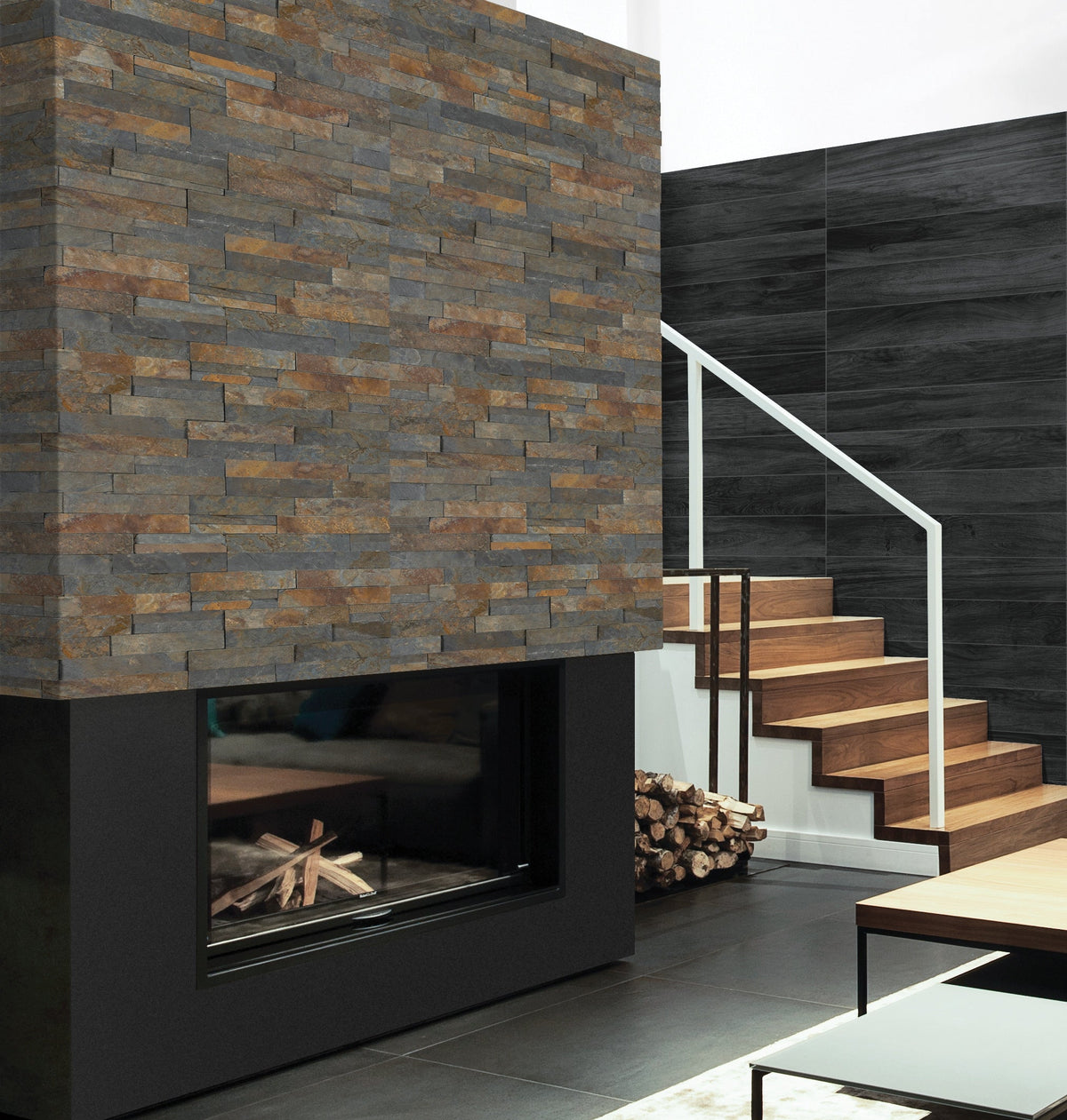 Satori Oxide Ledgestone 6-in x 18-in Natural Stone Look Wall Tile (4.4-sq. ft/ Carton)