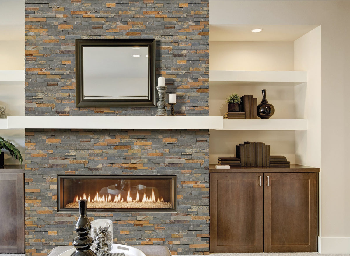 Satori Oxide Ledgestone 6-in x 18-in Natural Stone Look Wall Tile (4.4-sq. ft/ Carton)