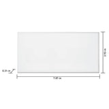 Satori Hudson Brilliant White 4-in x 8-in Glossy Ceramic Subway Wall Tile (0.21-sq. ft/ Piece)