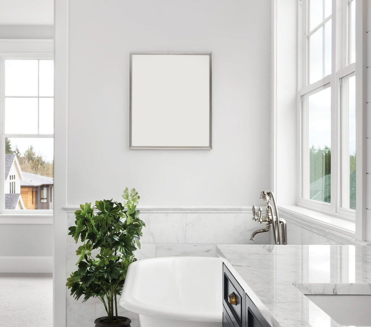 Satori Hudson Brilliant White Contempo Glossy 1-in x 12-in Ceramic Pencil Wall Tile (0.06-sq ft per piece)