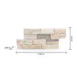 Satori Desert Ledgestone 6-in x 12-in Natural Stone Look Wall Tile (0.48-sq. ft/ Piece)