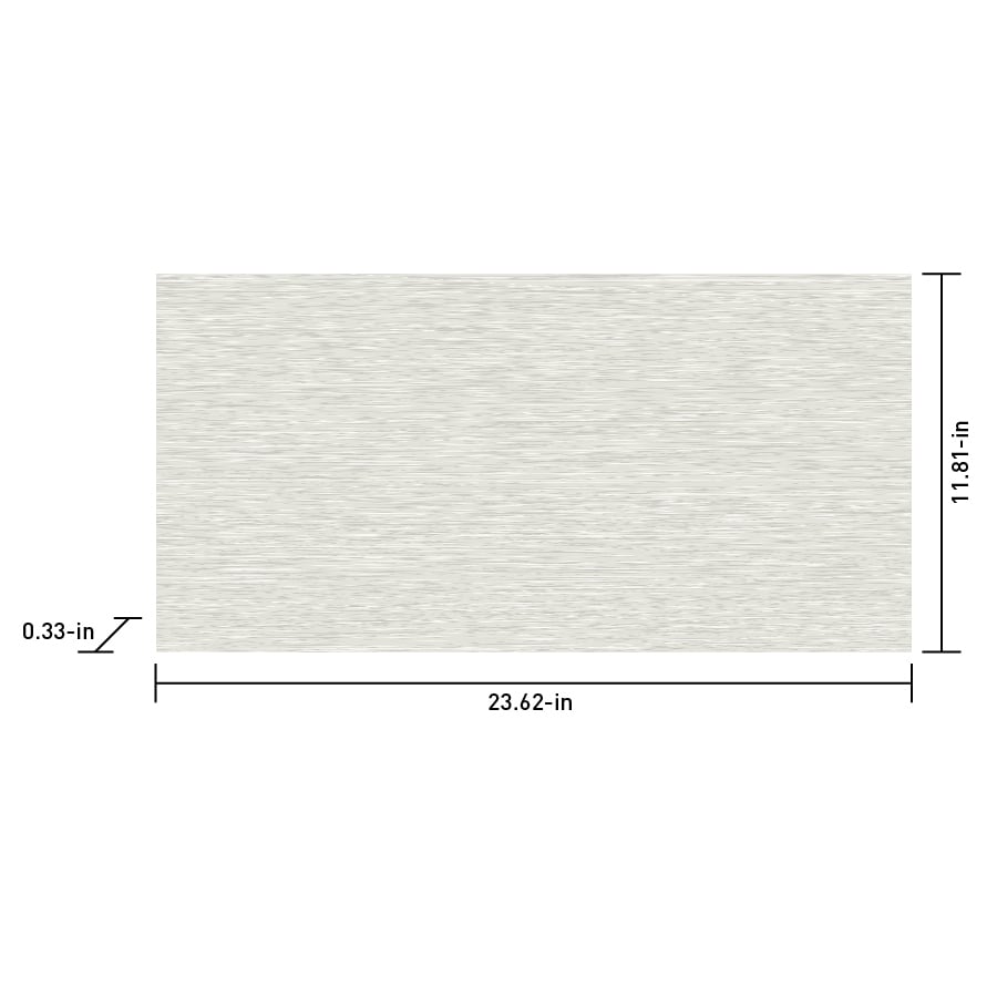 Satori Ikon Glacier 12-in x 24-in Matte Porcelain Subway Floor and Wall Tile (1.94-sq. ft/ Piece)