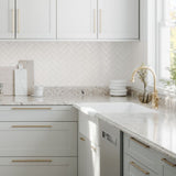 VT Dimensions Formica 6-ft Ouro Romano Etchings Left-Hand Miter-Cut Laminate Kitchen Countertop with Integrated Backsplash