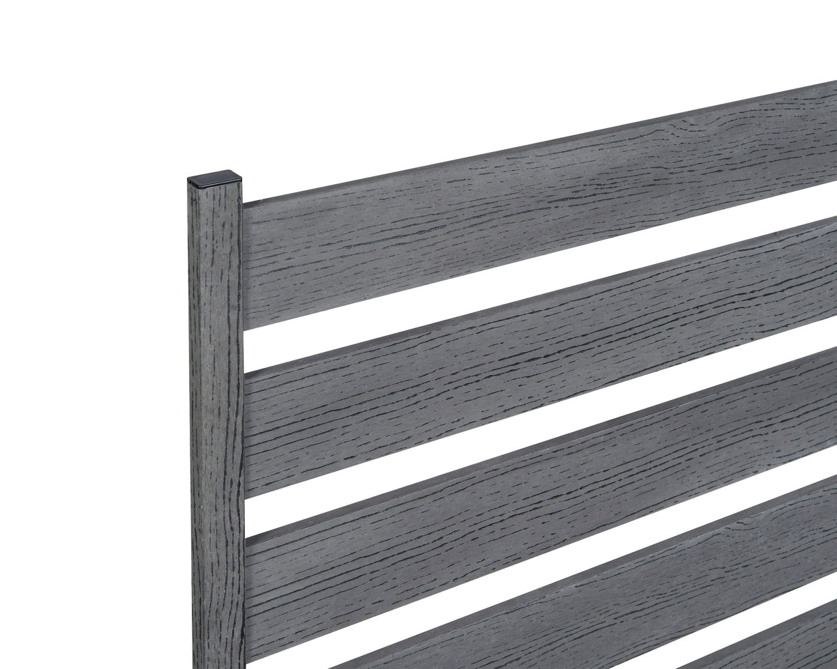 Zippity Outdoor Products Maui 3 Panels 2-ft H x 2-ft W Charcoal Vinyl Square-top Fence Panel No Dig (Unassembled)