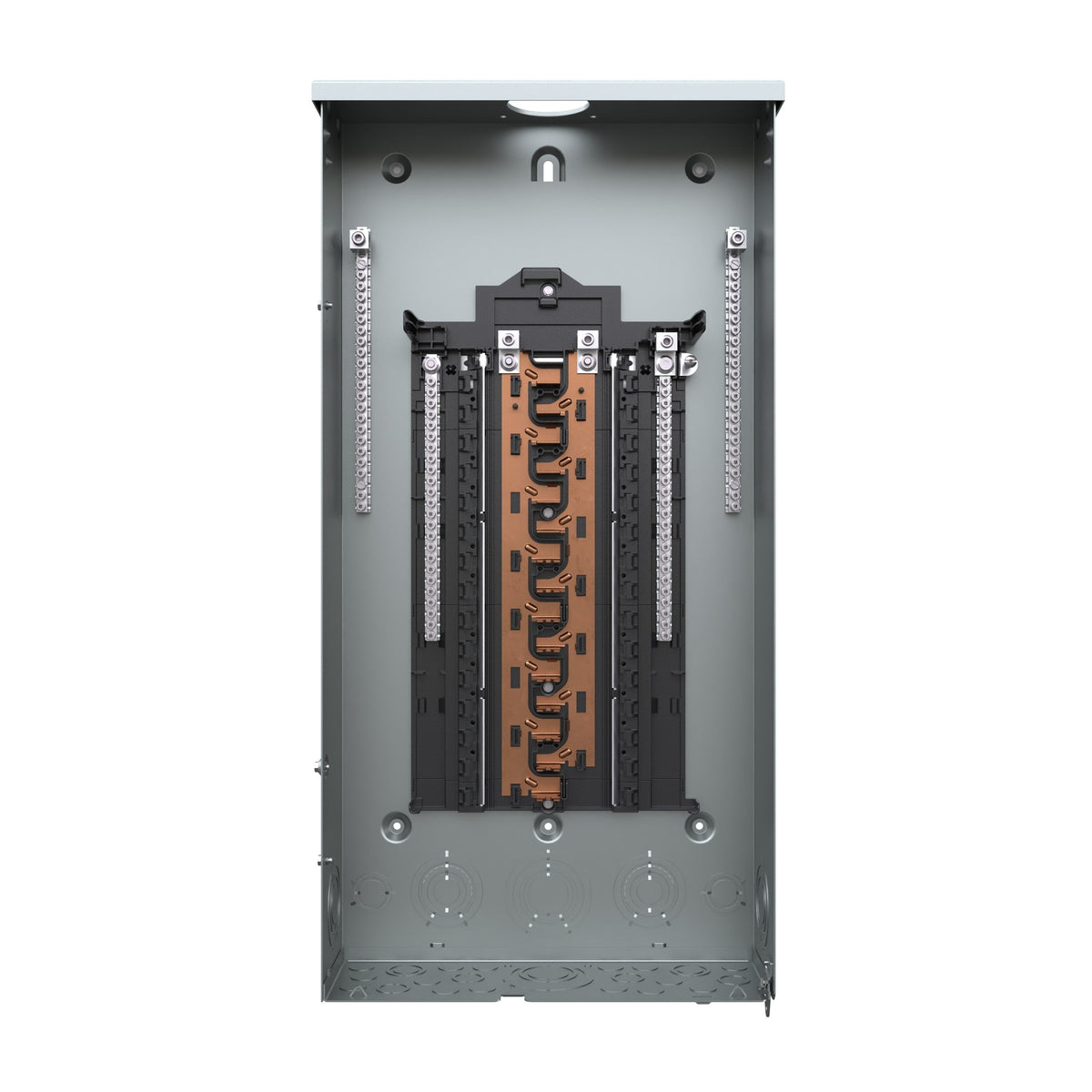 Siemens PN 125-Amp 30-space load center - angle view