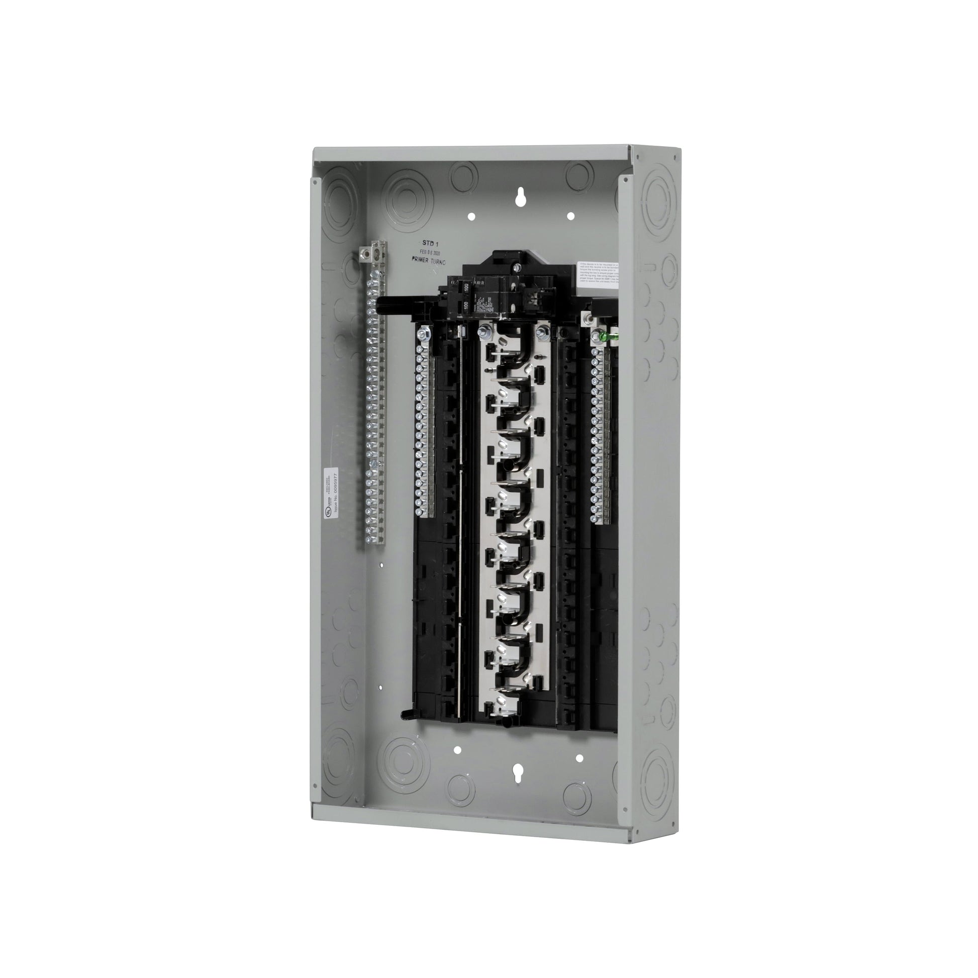 Siemens SN 125-Amp 30-space load center - front view
