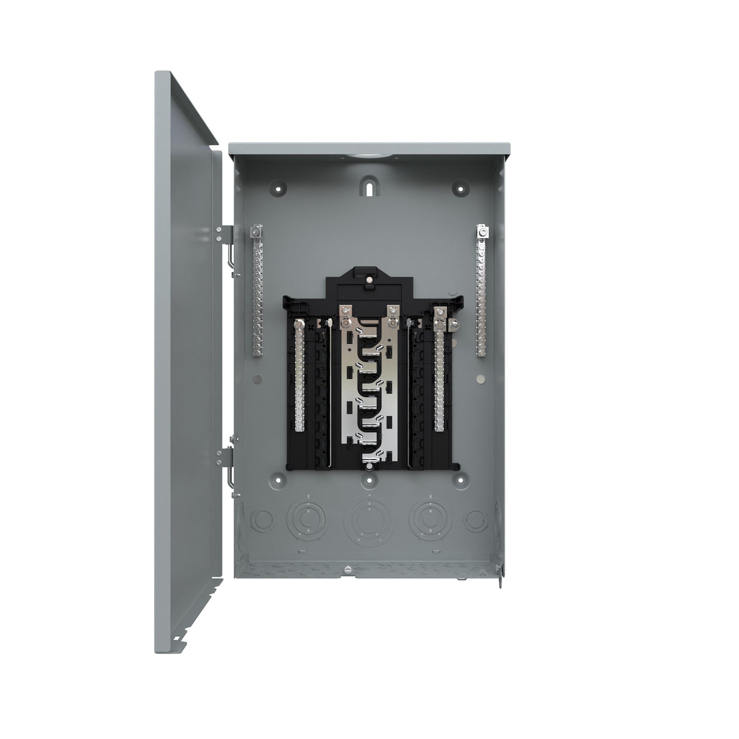 Siemens PN 150-Amp 20-space load center - angle view