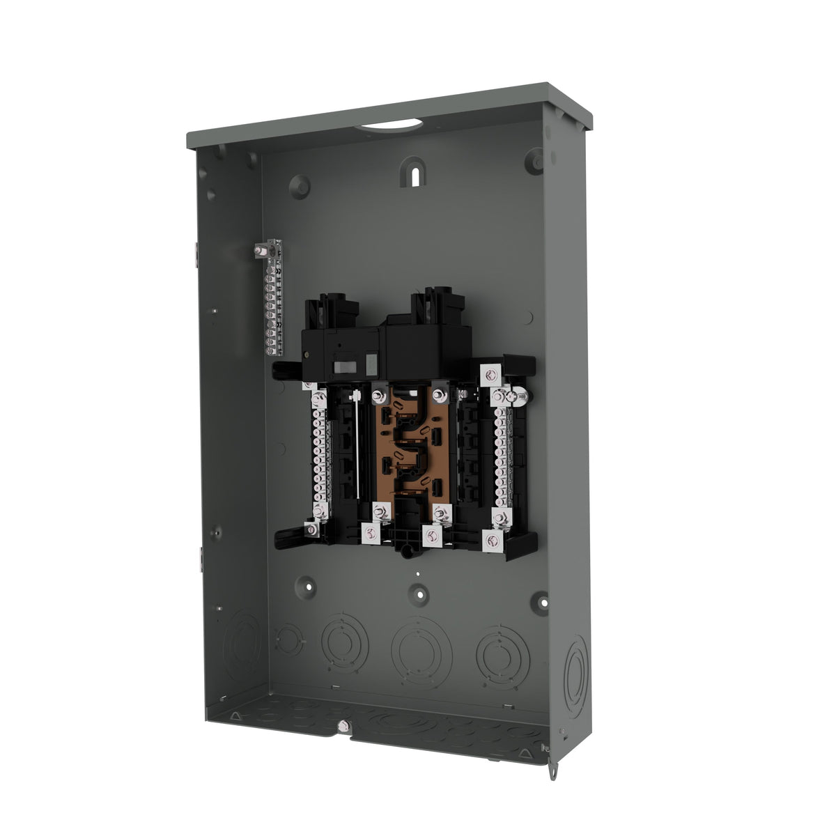 Siemens SN 200-Amp 8-space load center - front view